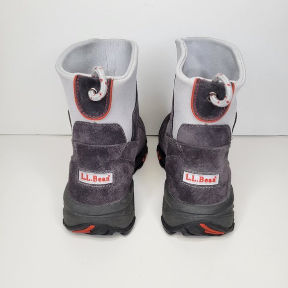 L. L. Bean Women's Size 6 Boots Gray Suede Thinsulate - Picture 6 of 9